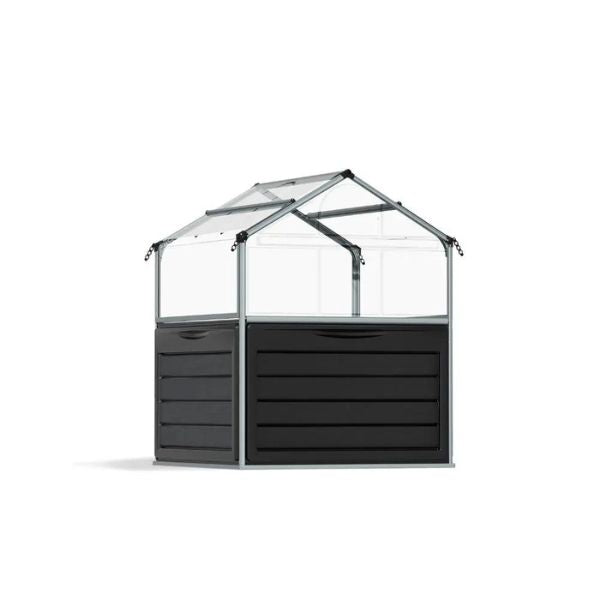 Mini Raised Greenhouse with Cold Frames & Storage Space For Outdoor Gardening